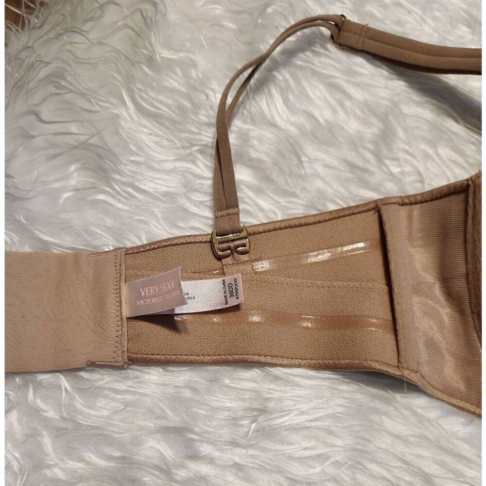 Victoria Secret VERY SEXY 36DD nude underwire bra with convertible straps - Picture 7 of 8